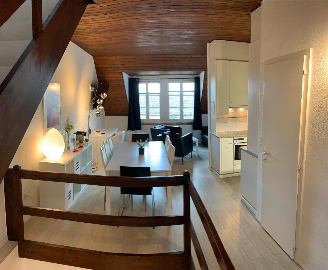 Luxury Duplex Vue Chateau Neuchâtel Exterior foto